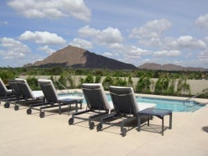 View from the Roofdeck Pool at The Mark - Old Town Scottsdale, AZ