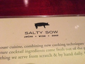 Salty Sow Menu Phoenix Az