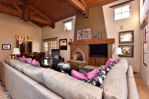 Living Room with Fireplace