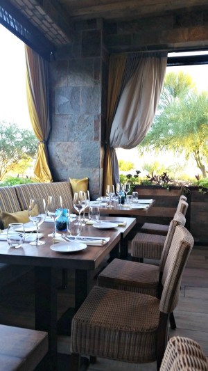 Spiga Scottsdale patio dining